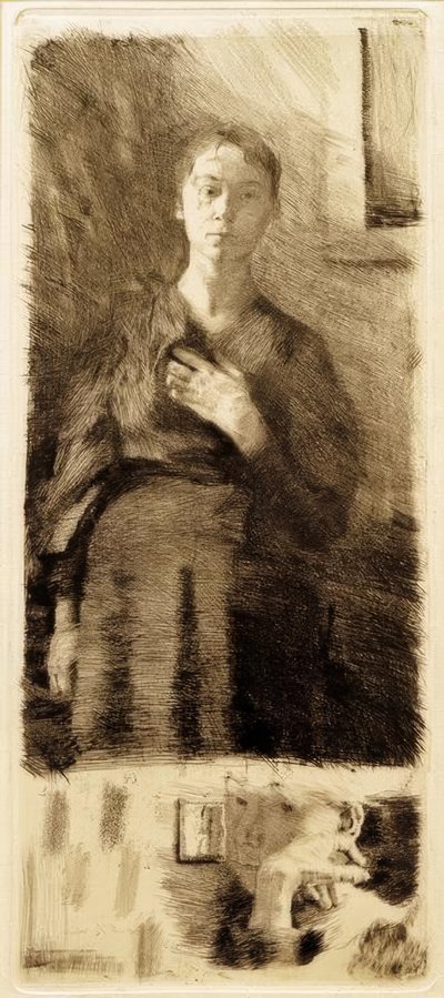 Two Self-Portraits by Käthe Kollwitz